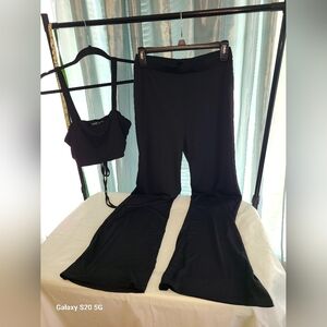 Shein Black Women's Pants & Jumpsuit Set